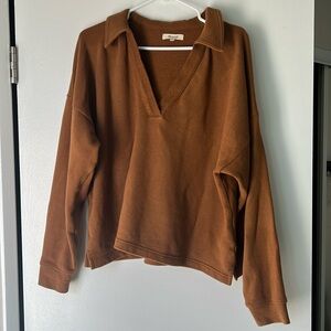 Madewell V neck Pullover Sweater